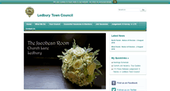 Desktop Screenshot of ledburytowncouncil.gov.uk